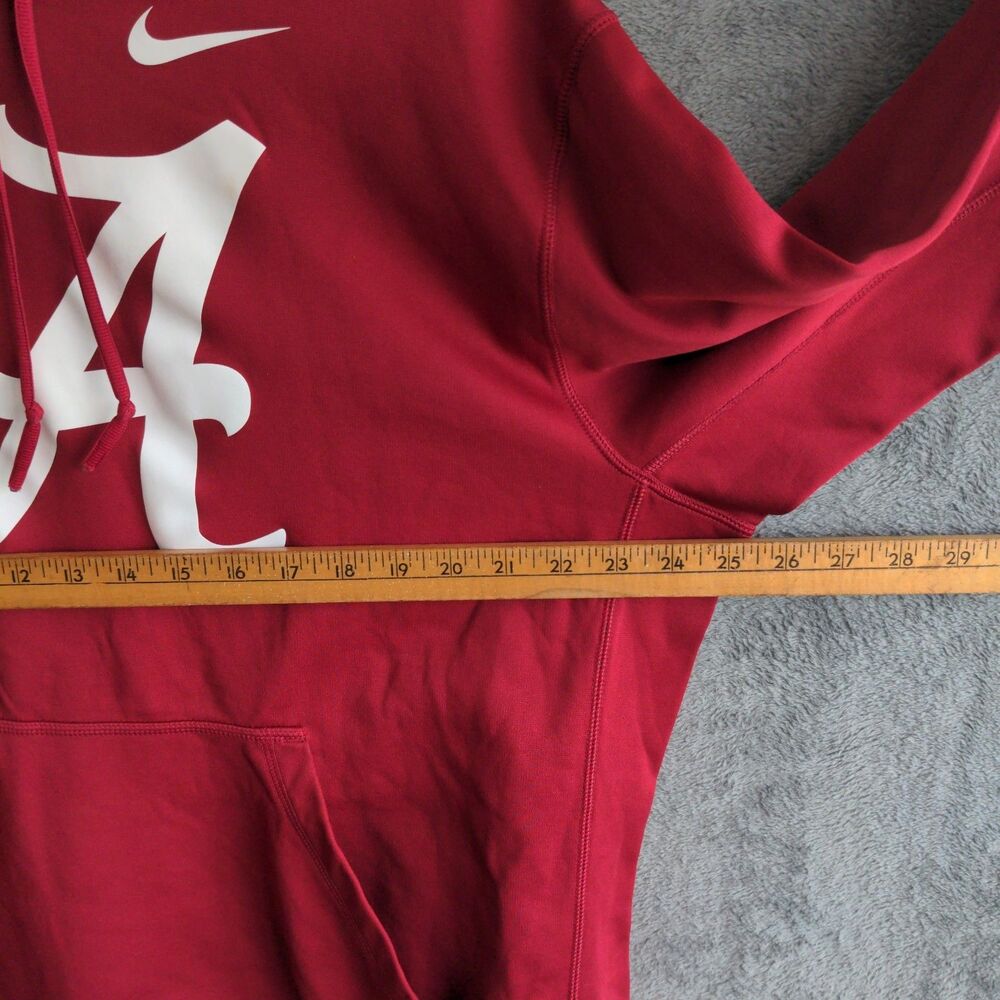 Nike Therma Fit Alabama Crimson Tide Hoodie Mens XL Red NCAA Pullover Sweatshirt - Picture 5 of 7